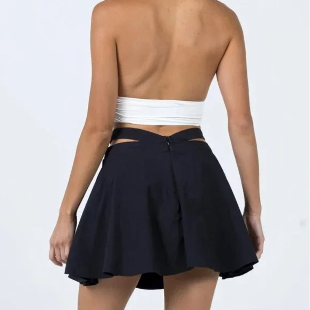Princess Polly Verona Black Cut Out Mini Skirt - Picture 5 of 9